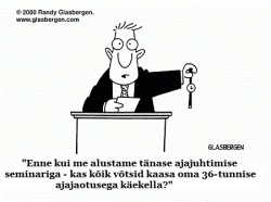 Esinemise päevakava