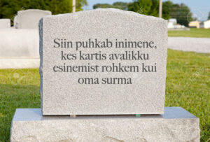 Uuring: Kas eestlased kardavad esinemist rohkem kui surma?